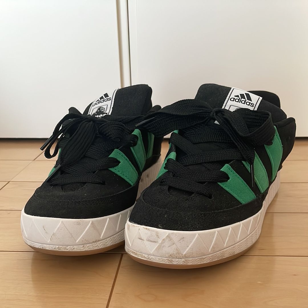 XLARGE × atmos × adidas Adimatic "Black/Green"