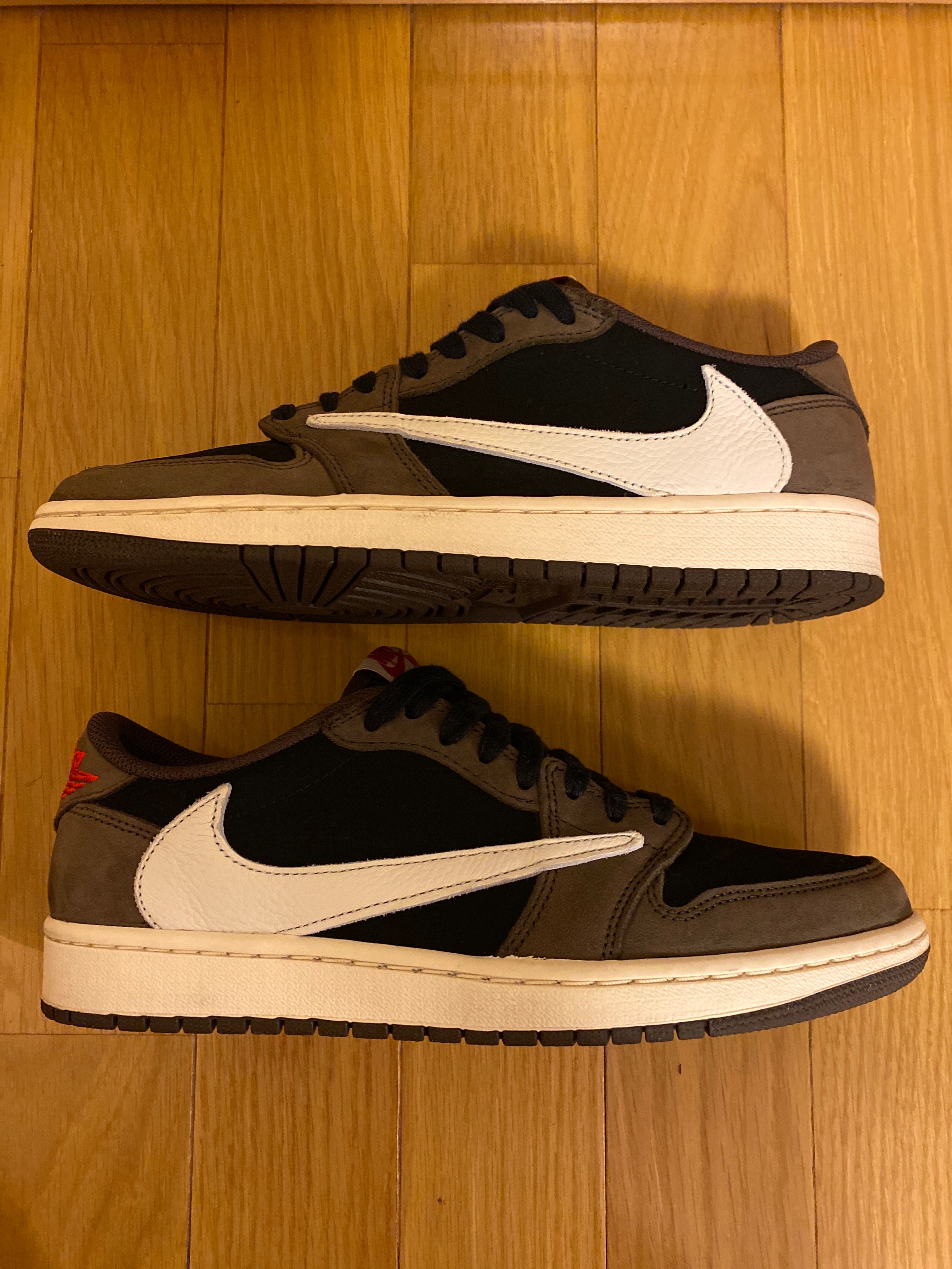 Travis Scott × Nike Air Jordan 1 Low OG SP-T "Black/Dark Mocha"