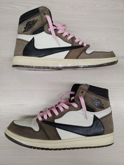 Travis Scott × Nike Air Jordan 1 Retro High OG TS SP "Sail/Dark Mocha"