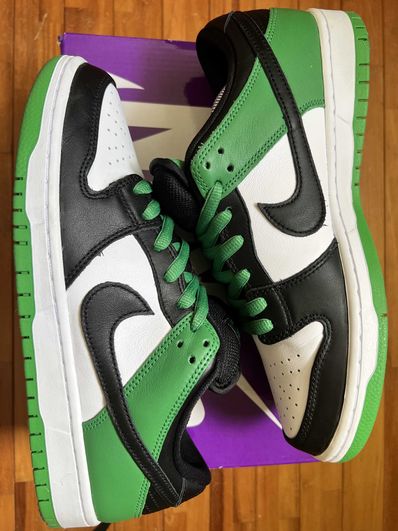 Nike SB Dunk Low Pro "Black and Classic Green"