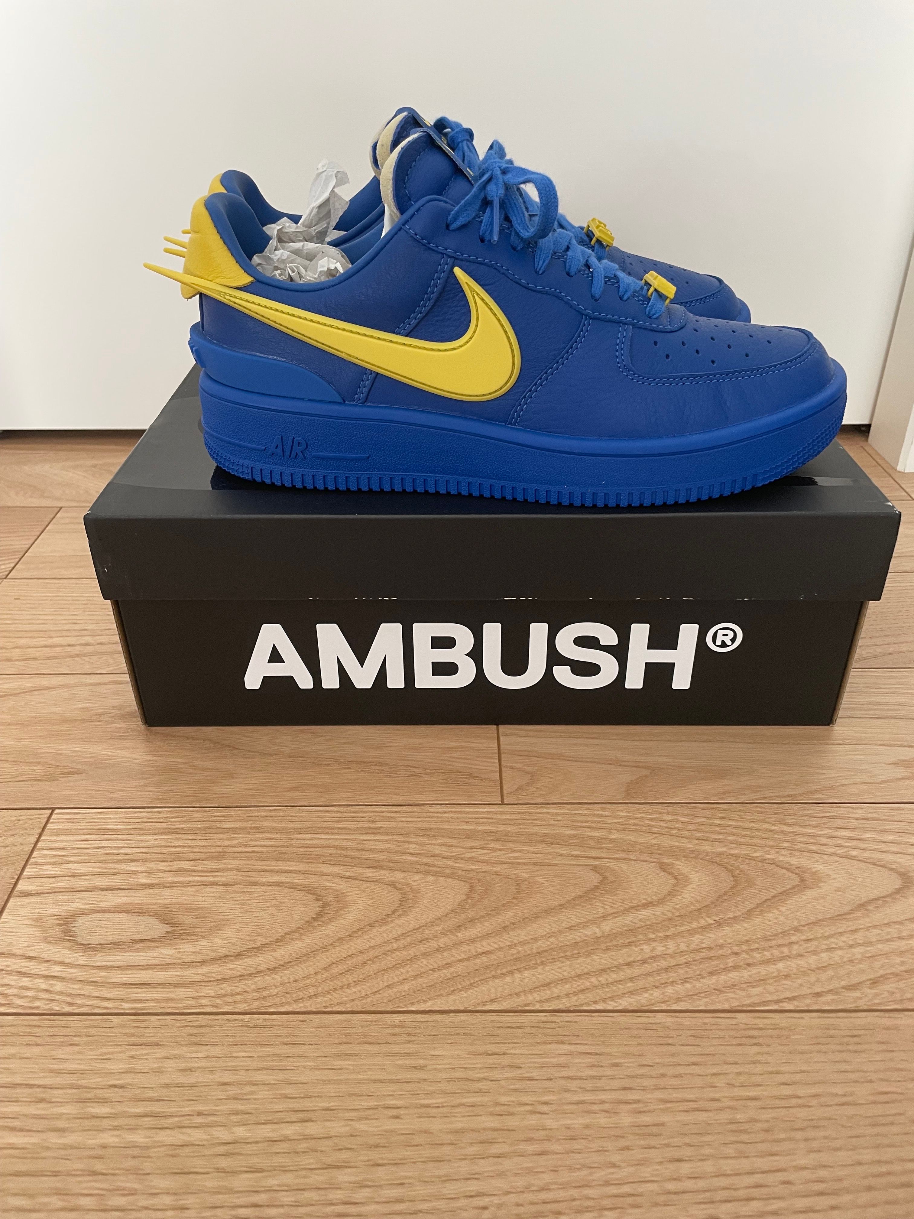 AMBUSH × Nike Air Force 1 Low "Game Royal and Vivid Sulfur"