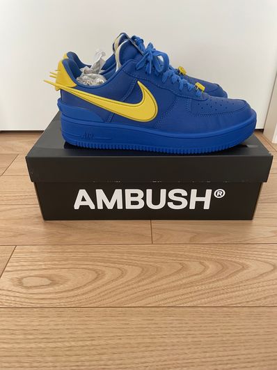 AMBUSH × Nike Air Force 1 Low "Game Royal and Vivid Sulfur"