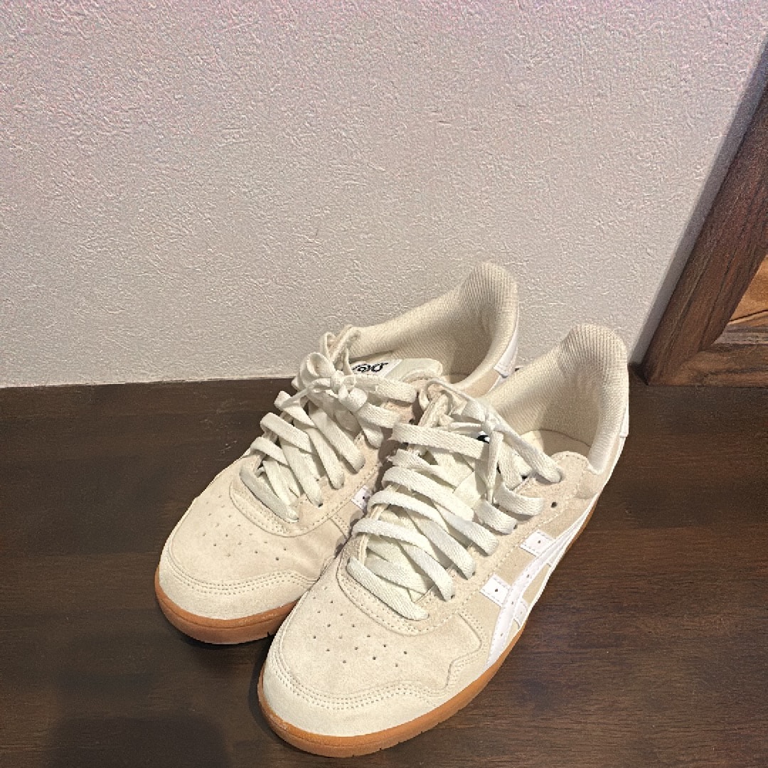 アシックス ジャパン プロ "クリーム/ホワイト"