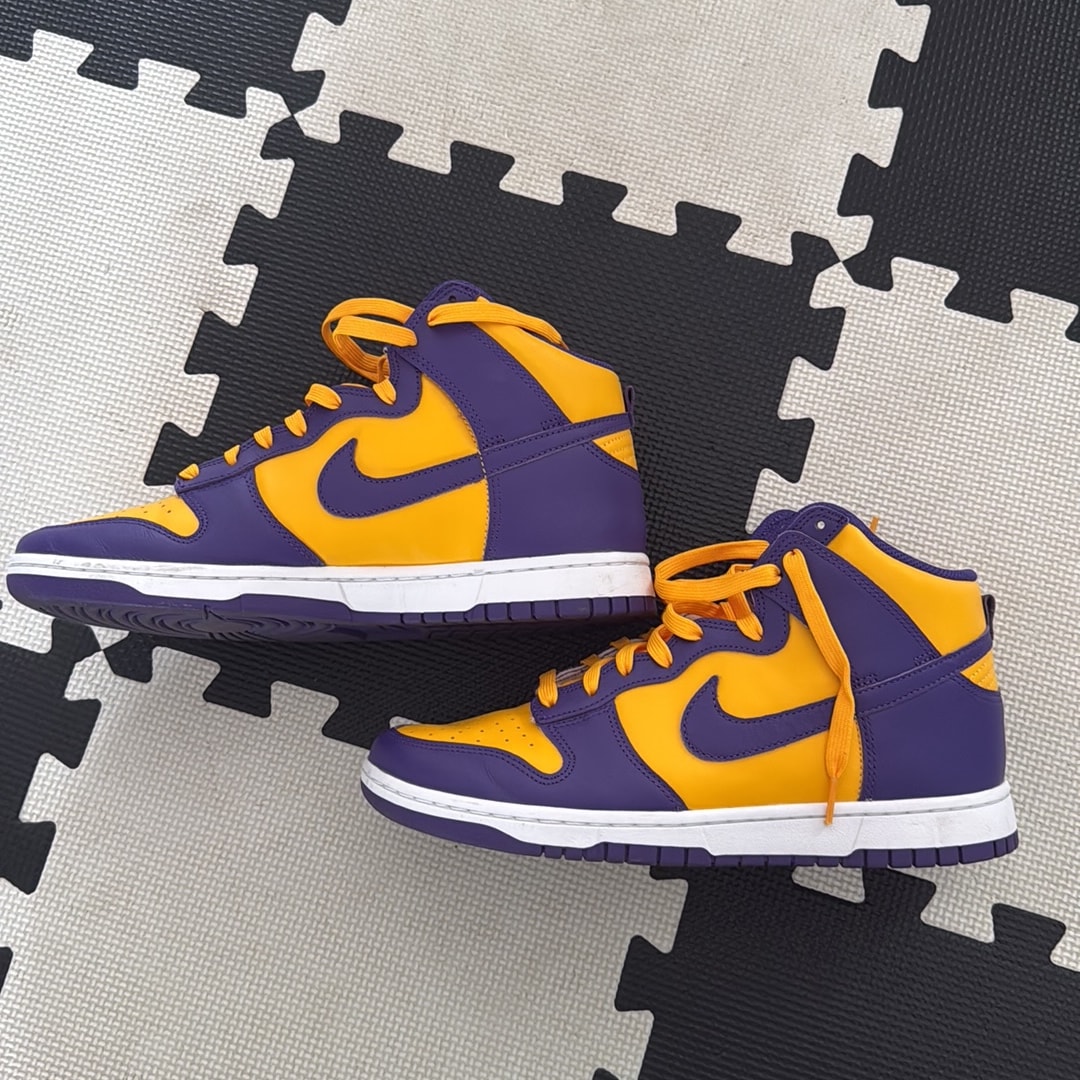Nike Dunk High Retro "Lakers"