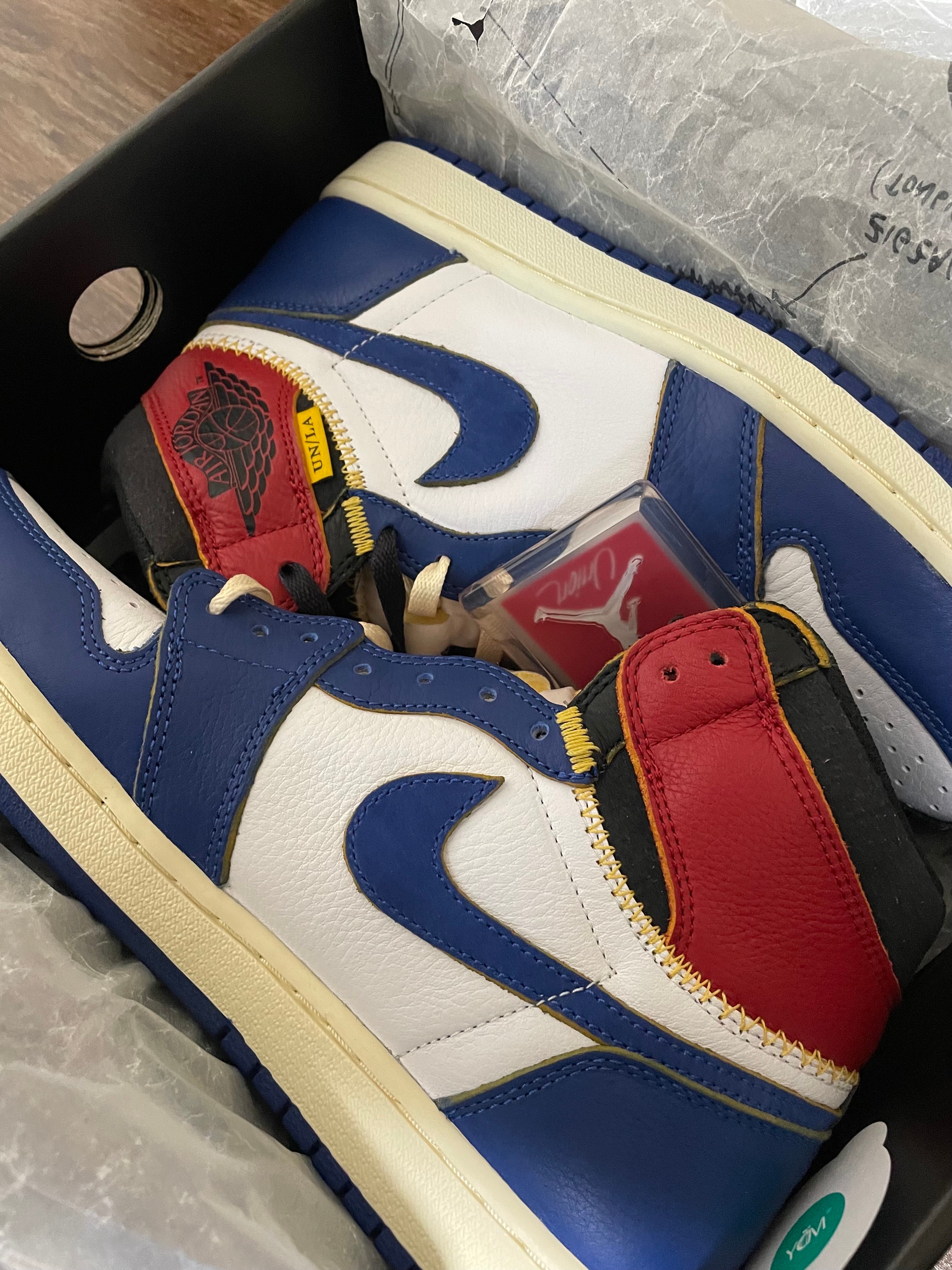 Union × Nike Air Jordan 1 Retro High OG NRG "Storm Blue/Varsity Red"