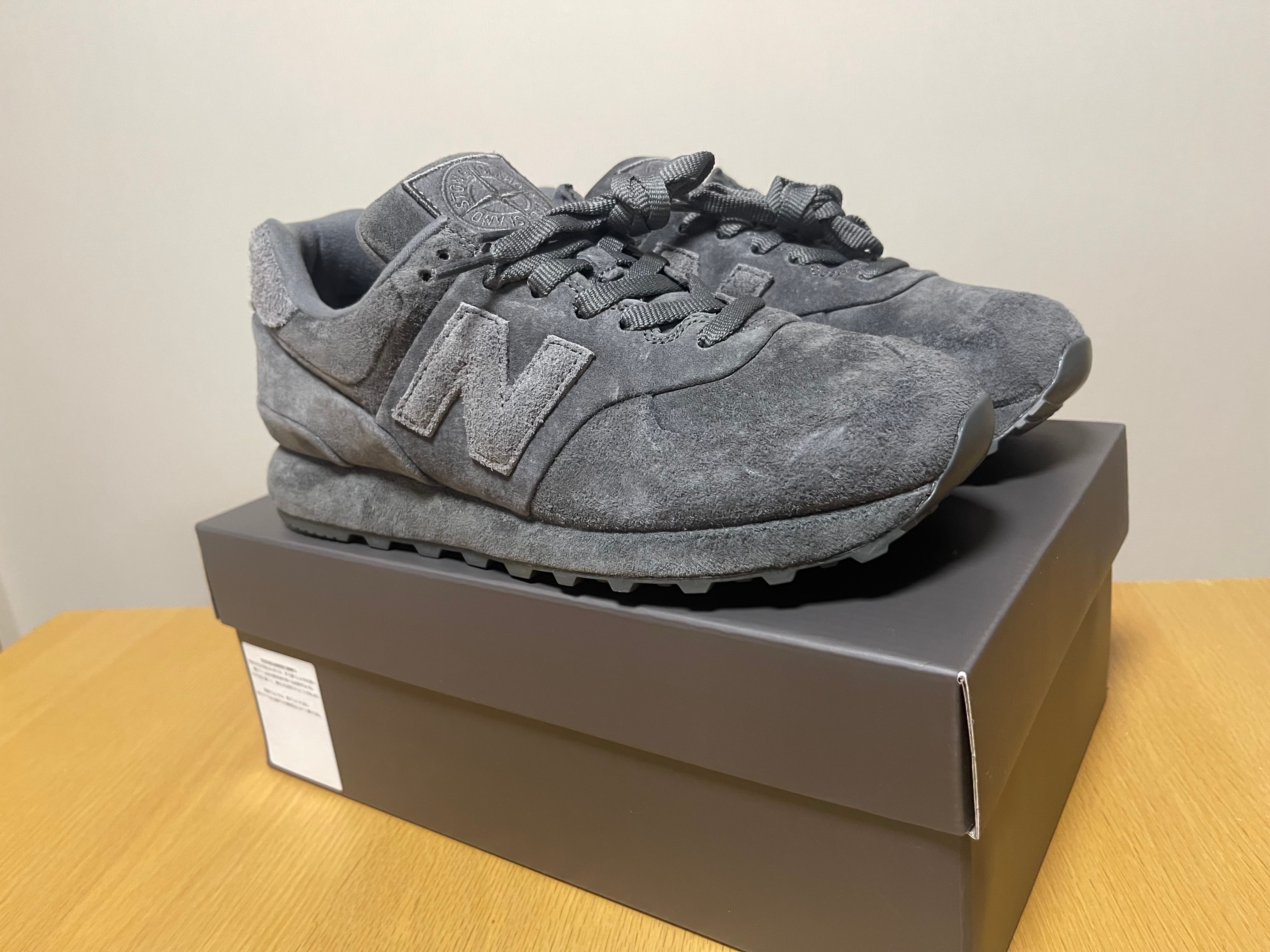 Stone Island × New Balance 574 Legacy Ghost "Dark Grey"