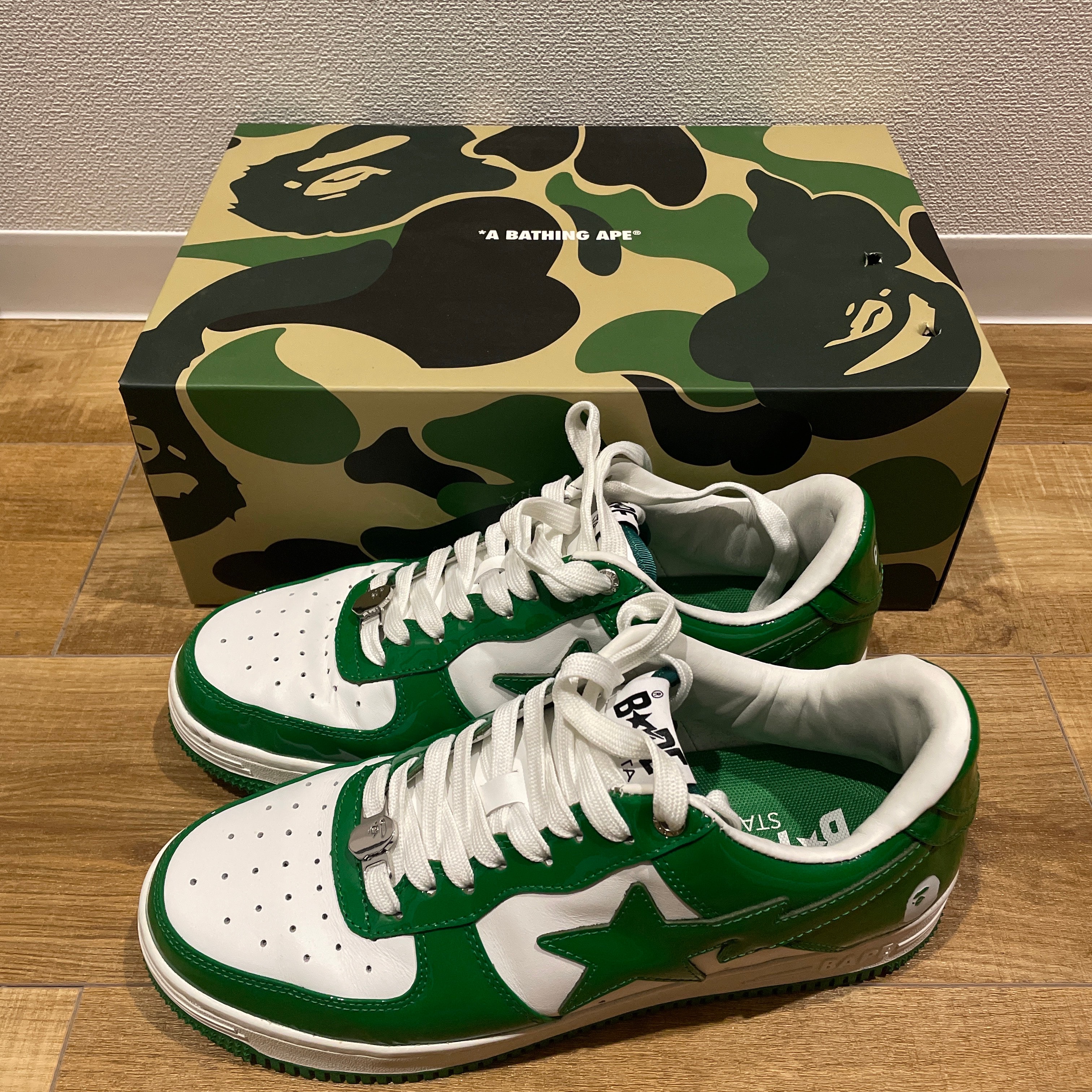 A BATHING APE®︎ BAPE STA Low "Green" (2022)