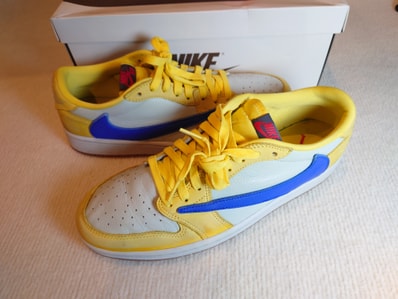 Travis Scott × Nike Women's Air Jordan 1 Retro Low OG "Canary"