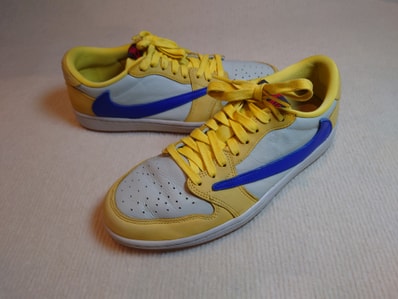 Travis Scott × Nike Women's Air Jordan 1 Retro Low OG "Canary"