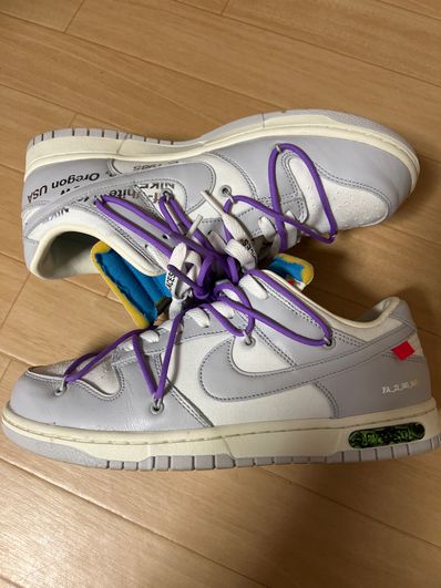 Off-White × Nike Dunk Low "Sail/Neutral Gray"