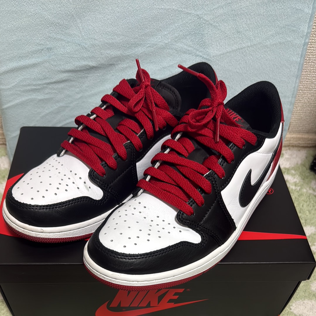Nike Air Jordan 1 Retro Low OG "Black Toe"