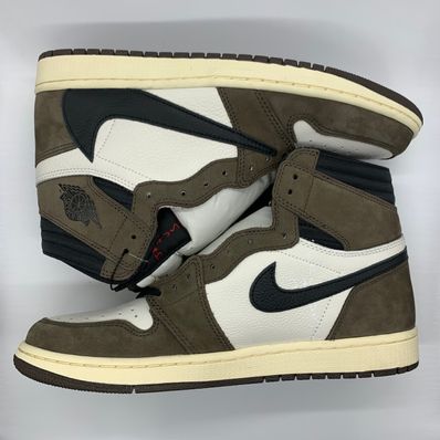 Travis Scott × Nike Air Jordan 1 Retro High OG TS SP "Sail/Dark Mocha"