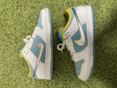 FTC × Nike SB Dunk Low "White/Blue"