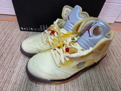 Off-White × Nike Air Jordan 5 "Sail"
