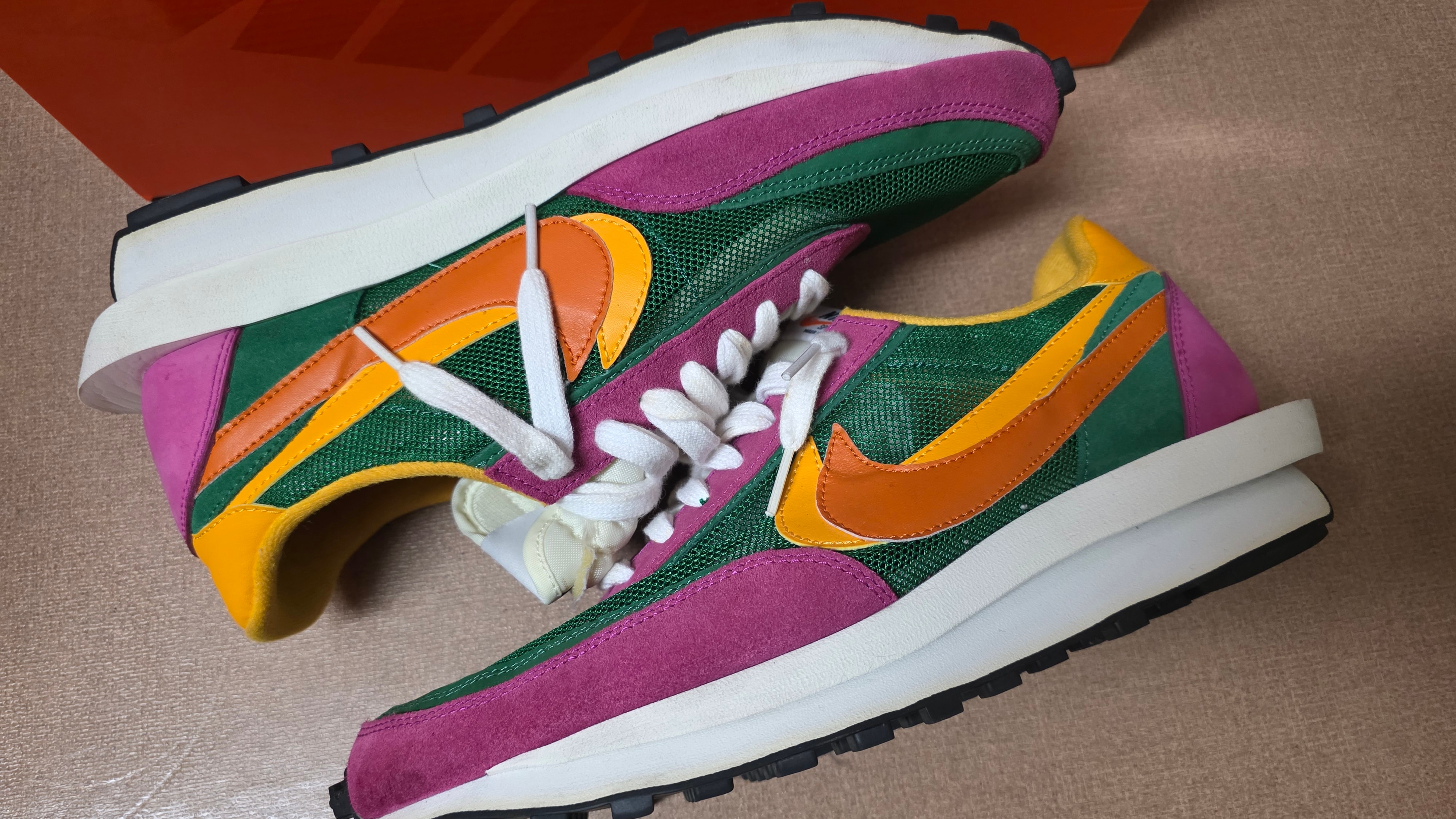 NIKE ナイキ ×SACAI サカイ LDWAFFLE 緑 【28.5cm】 sacai NIKE ナイキ