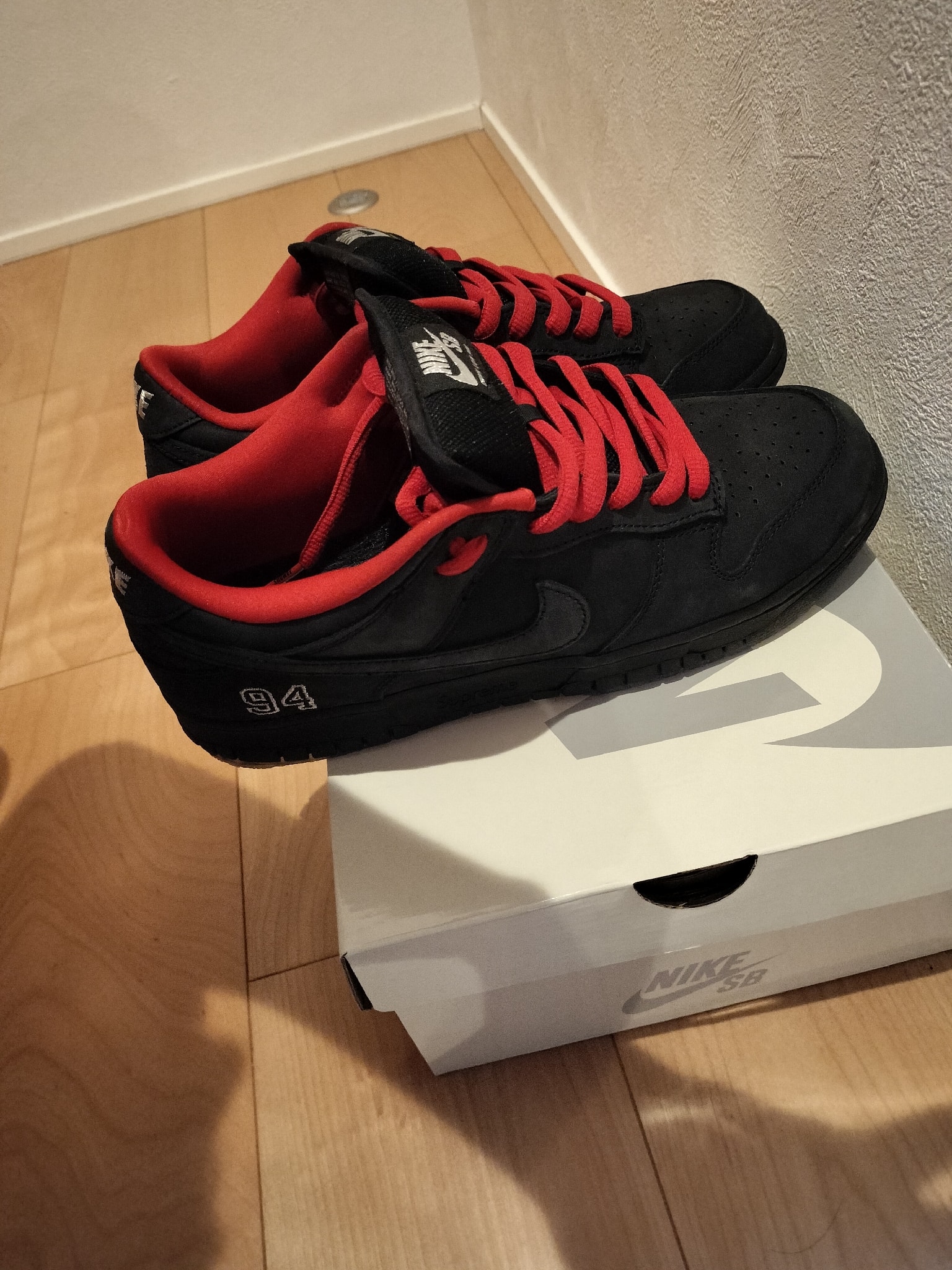 Supreme × Nike SB Dunk Low "Black" (25FW Week2)