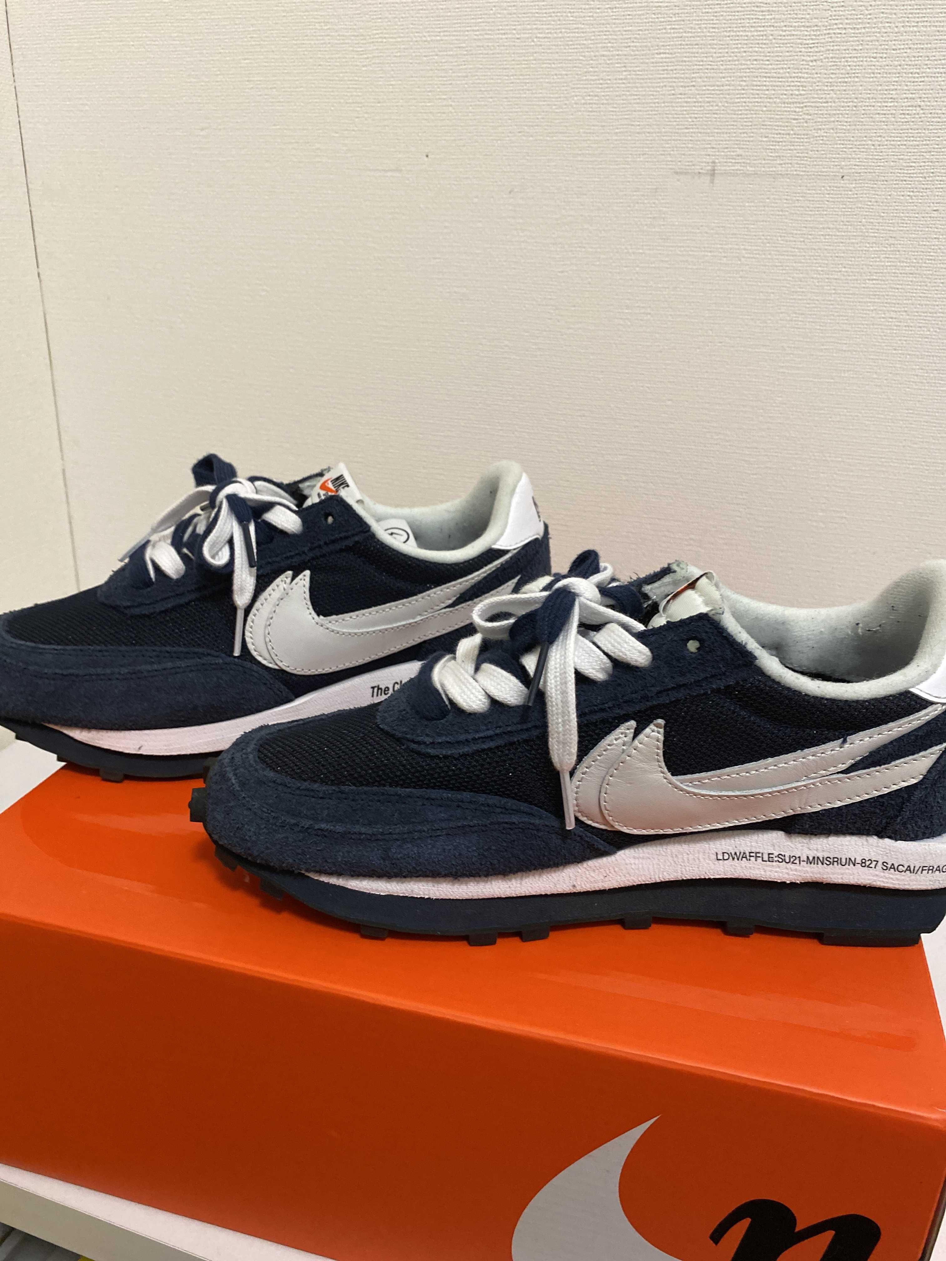 Fragment × sacai × Nike LD Waffle "Blackended Blue"