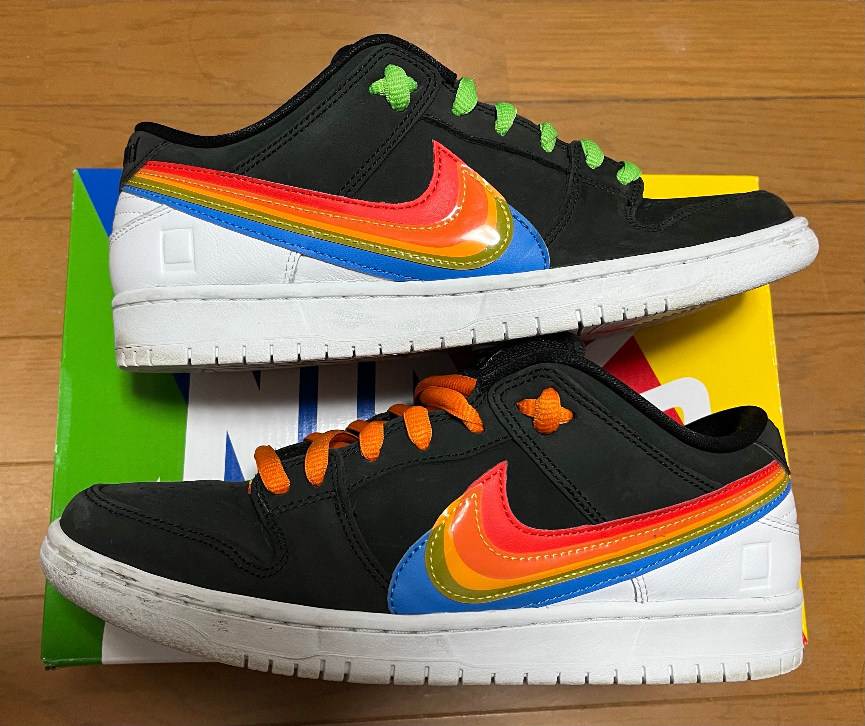 Polaroid × Nike SB Dunk Low Pro QS "Black/White"