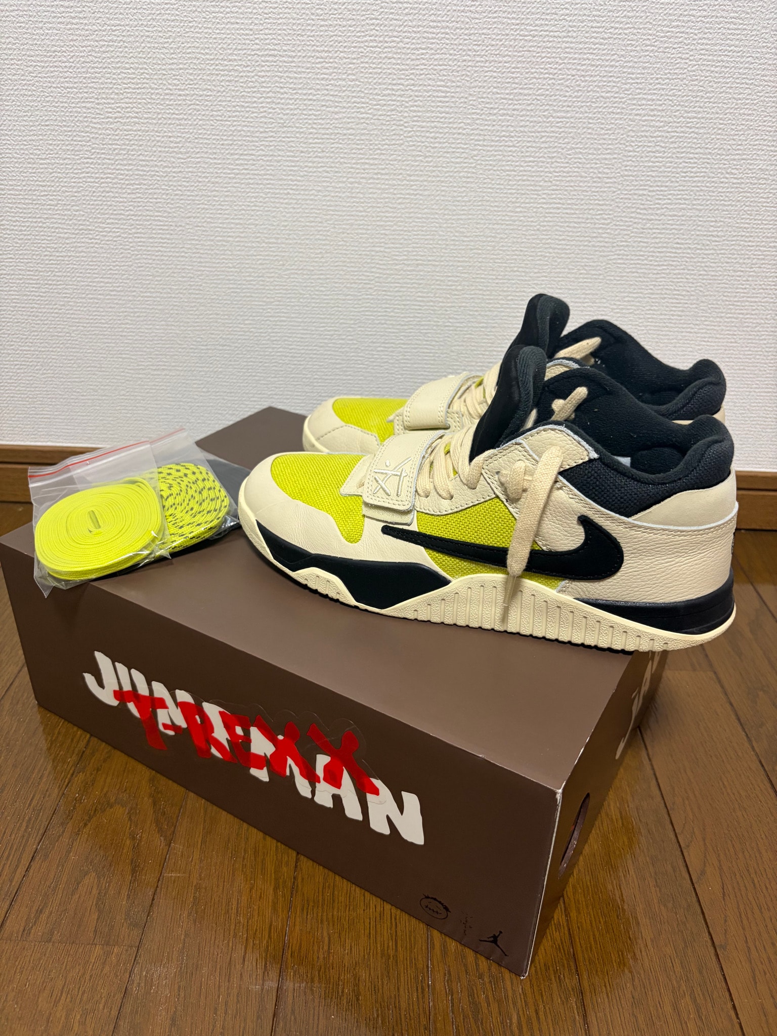Travis Scott × Nike Jordan Jumpman Jack TR CJ1 T-Rexx "Bright Cactus"