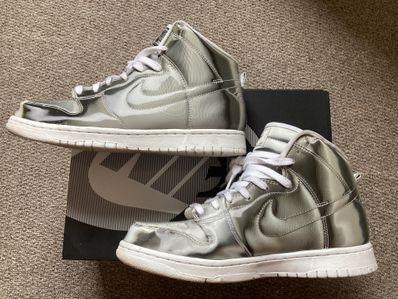 CLOT × Nike Dunk High "Silver/Flux"