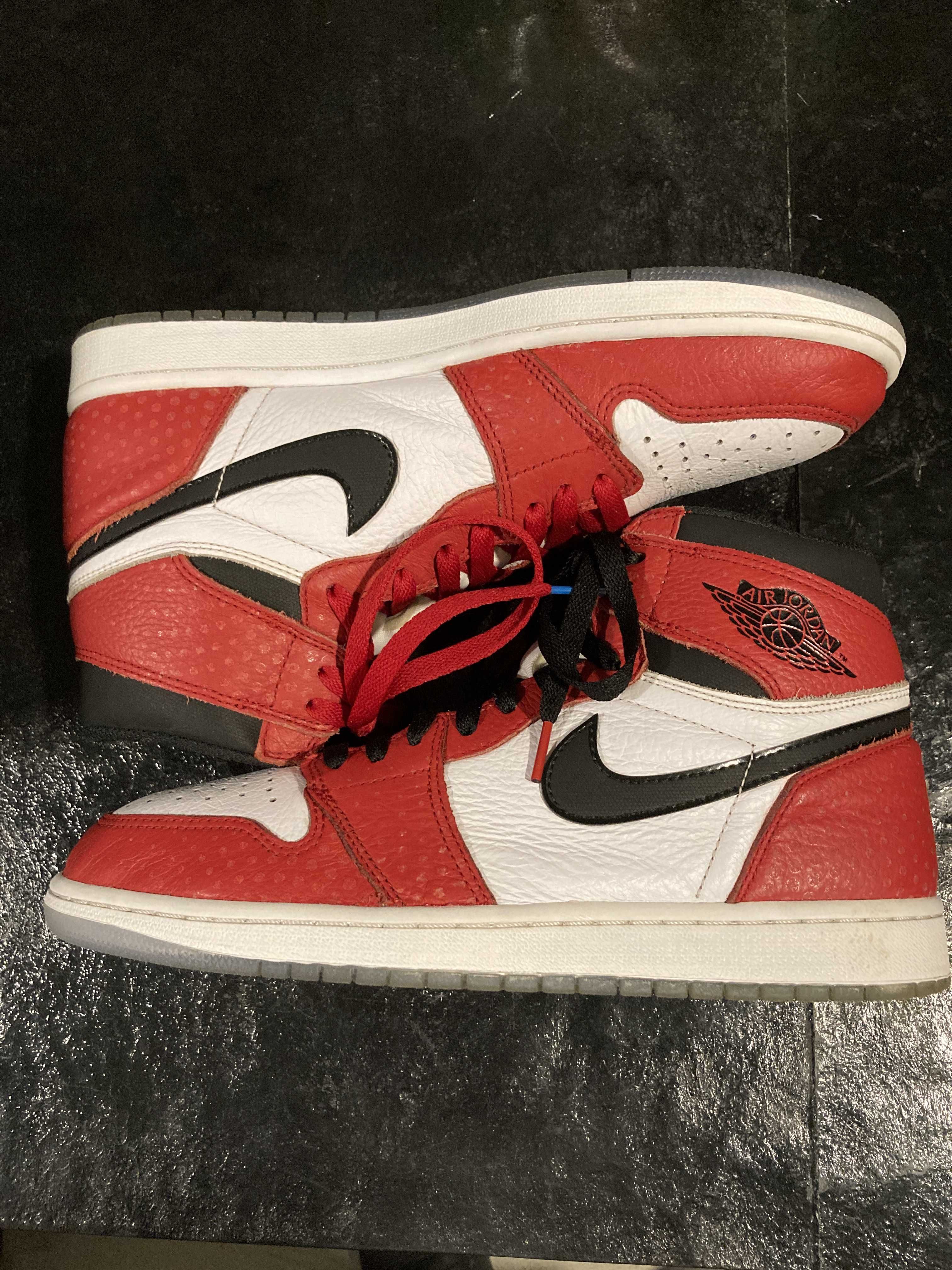 Spiderman × Nike Air Jordan 1 Origin Story "Gym Red/White/Photo Blue/Black"