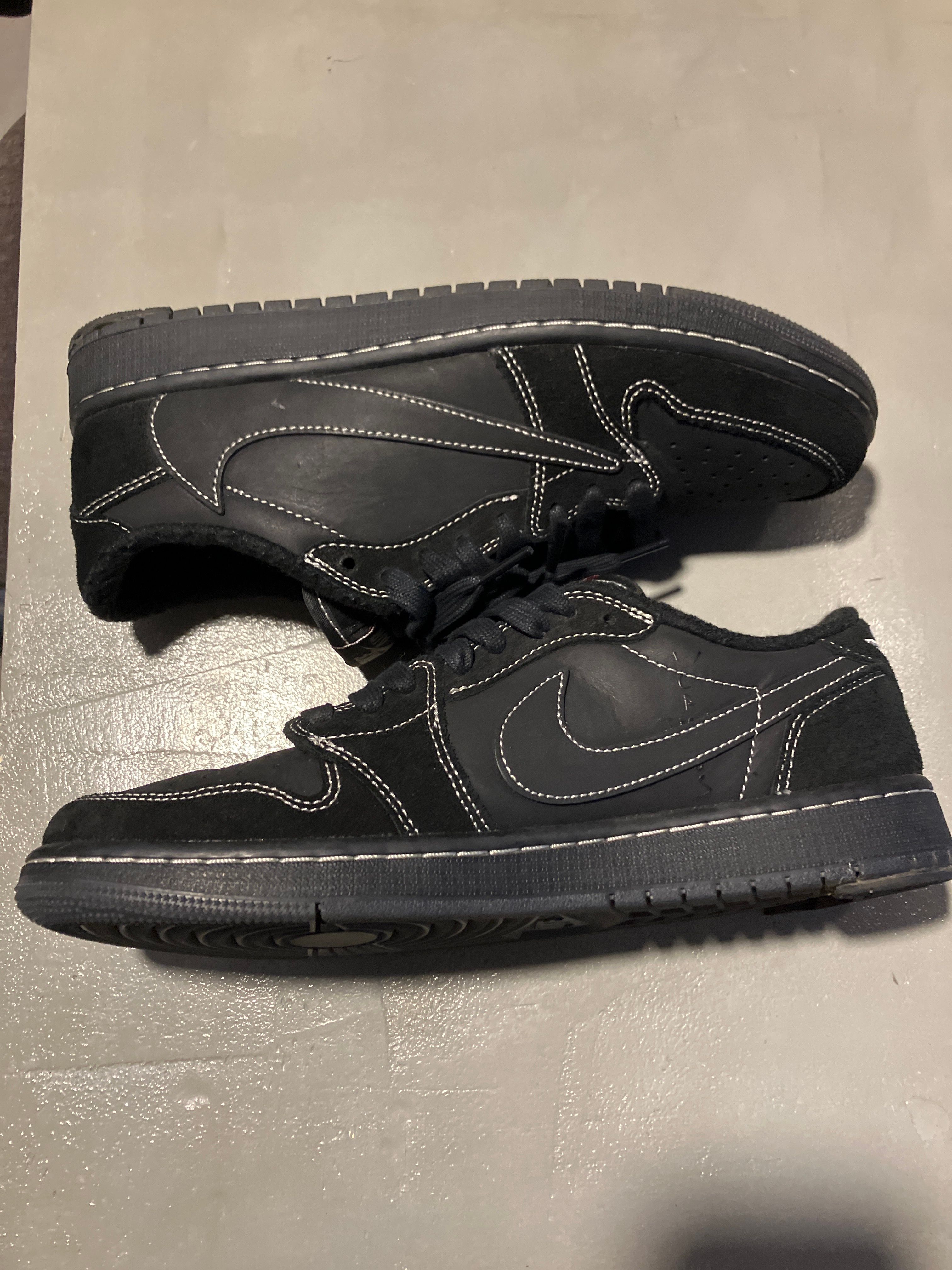 Travis Scott × Nike Air Jordan 1 Low OG SP "Black Phantom"