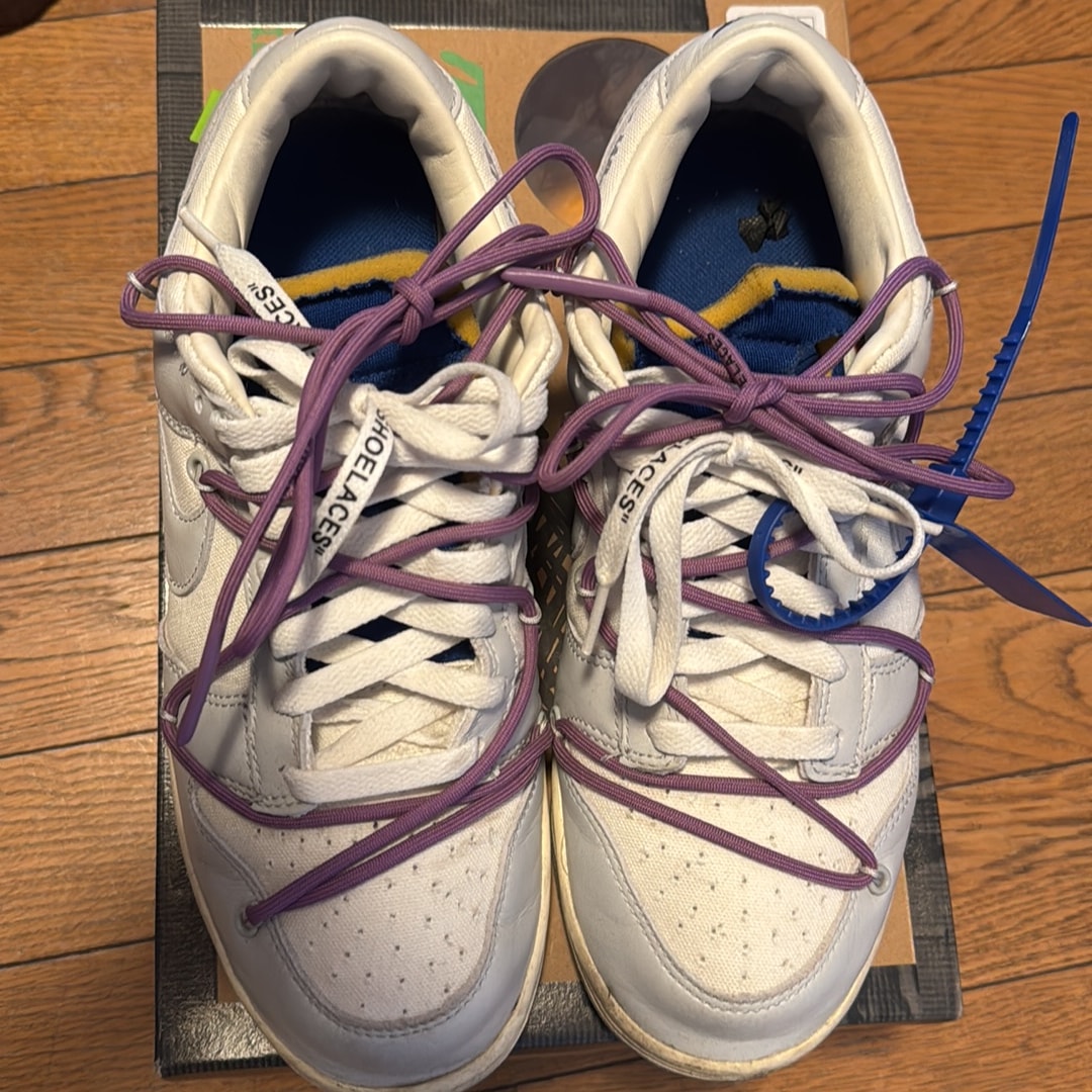 Off-White × Nike Dunk Low "Sail/Neutral Gray"