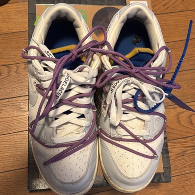 Off-White × Nike Dunk Low "Sail/Neutral Gray"
