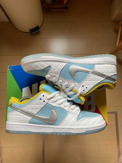 FTC × Nike SB Dunk Low "White/Blue"