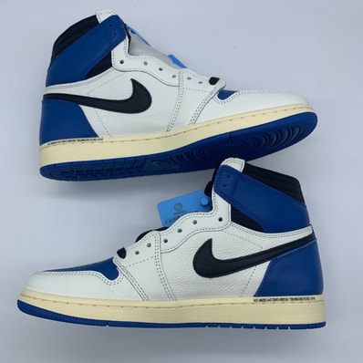 Travis Scott × fragment design × Nike Air Jordan 1 Retro High OG SP "Military Blue"