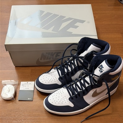 Nike Air Jordan 1 High OG CO.JP "White/Midnight Navy" (2020) (Standard Box)