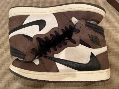 Travis Scott × Nike Air Jordan 1 Retro High OG TS SP "Sail/Dark Mocha"