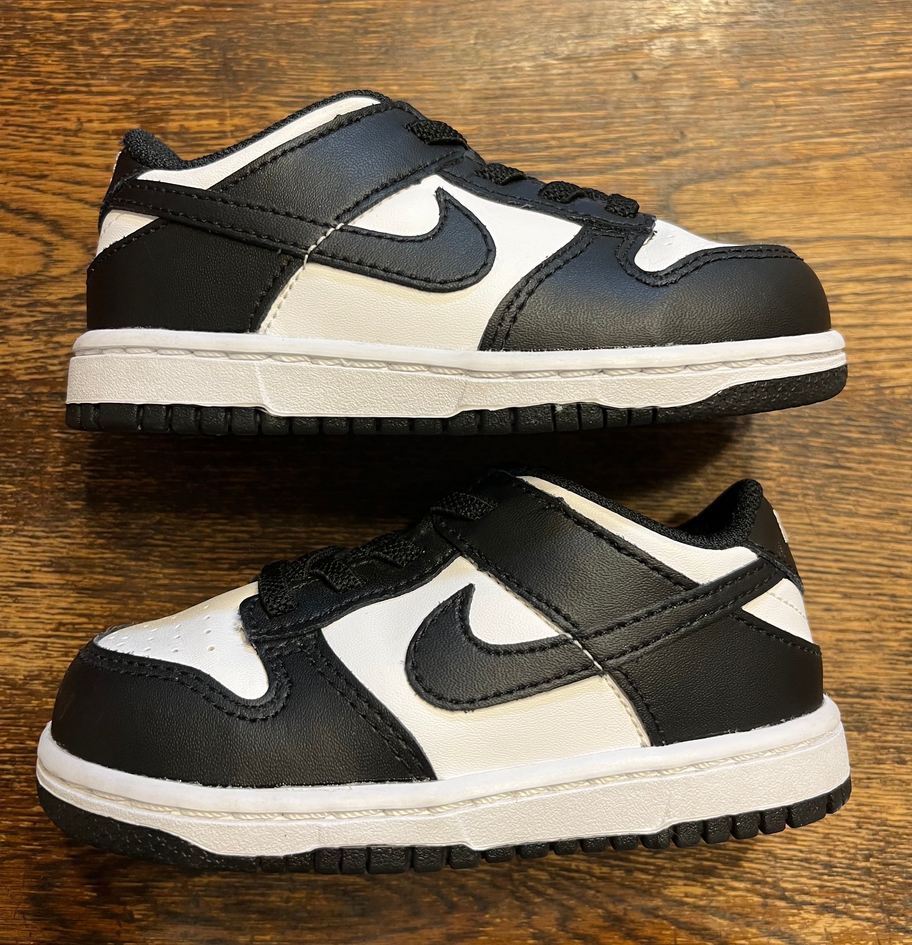 Nike TD Dunk Low "White/Black"