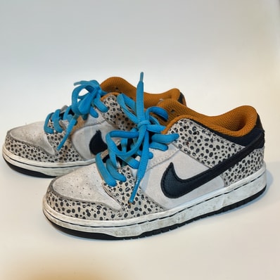 Nike SB PS Dunk Low Pro Electric Safari "Phantom and Black"