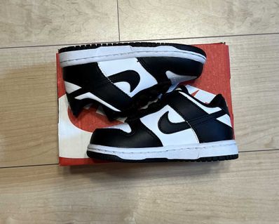 Nike TD Dunk Low "White/Black"