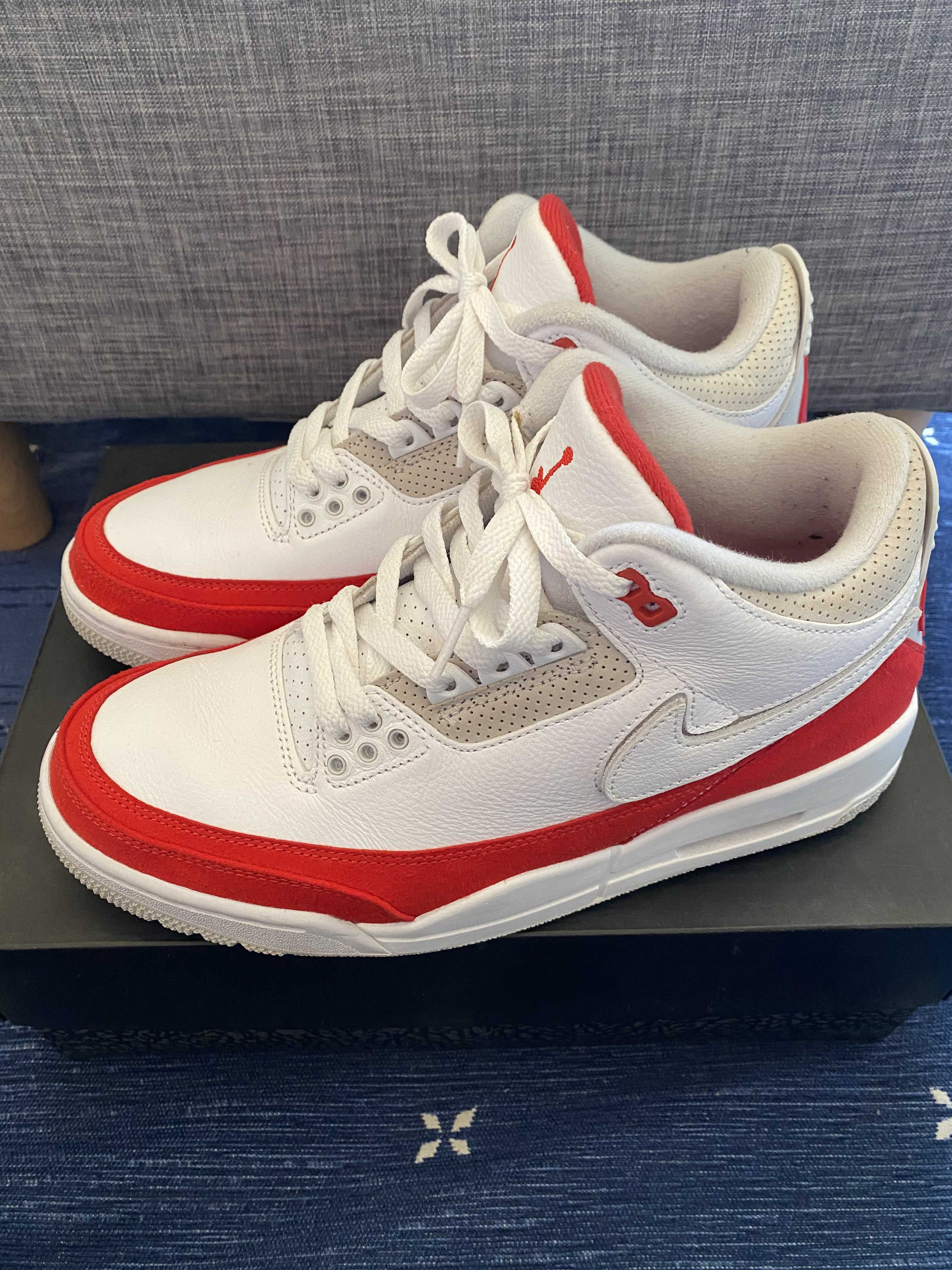 Nike Air Jordan 3 Retro "Tinker White/University Red"