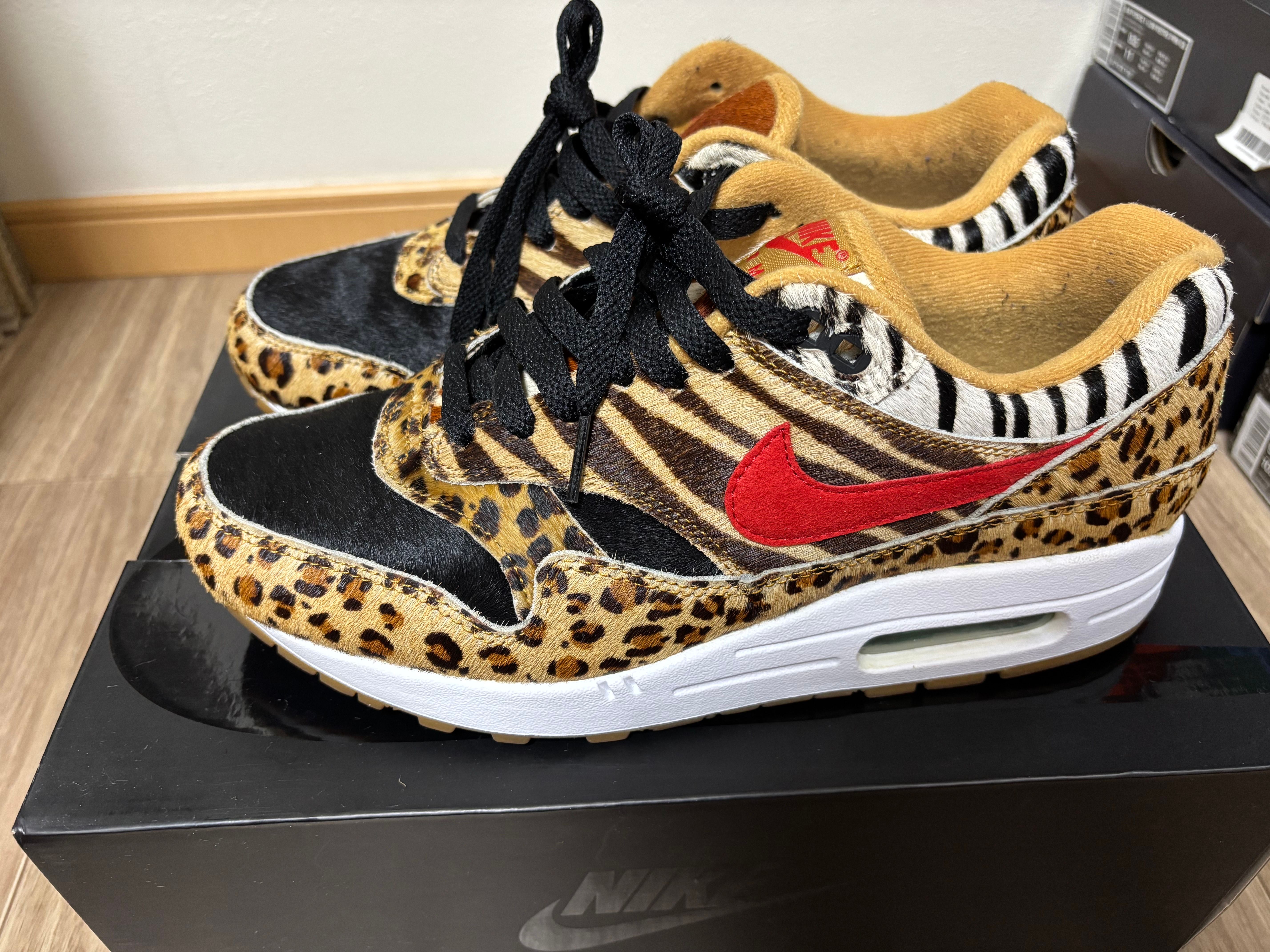 atmos × Nike Air Max 1 DLX "Animal Pack/Safari"