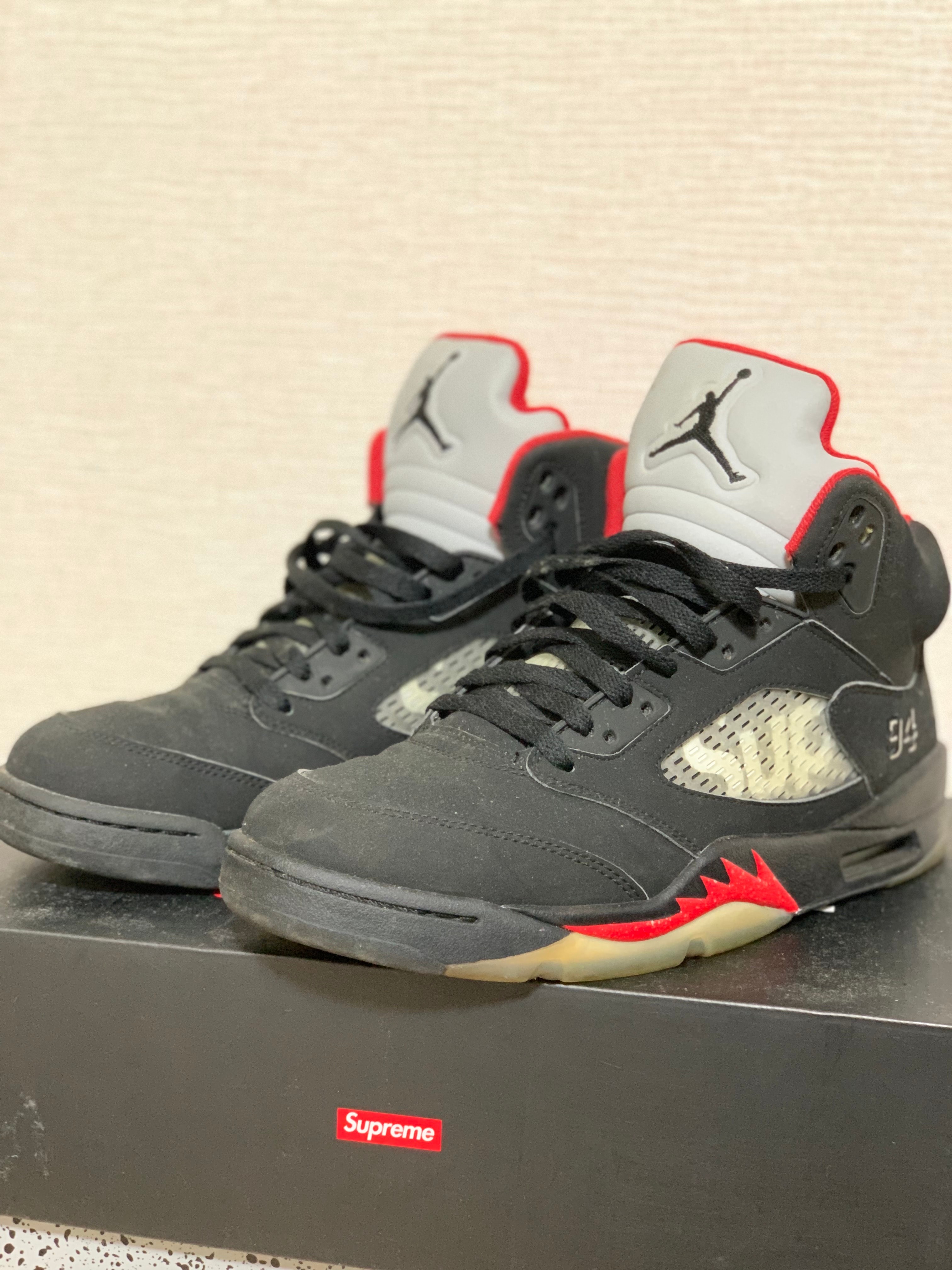 Supreme × Nike Air Jordan 5 Retro "Black"