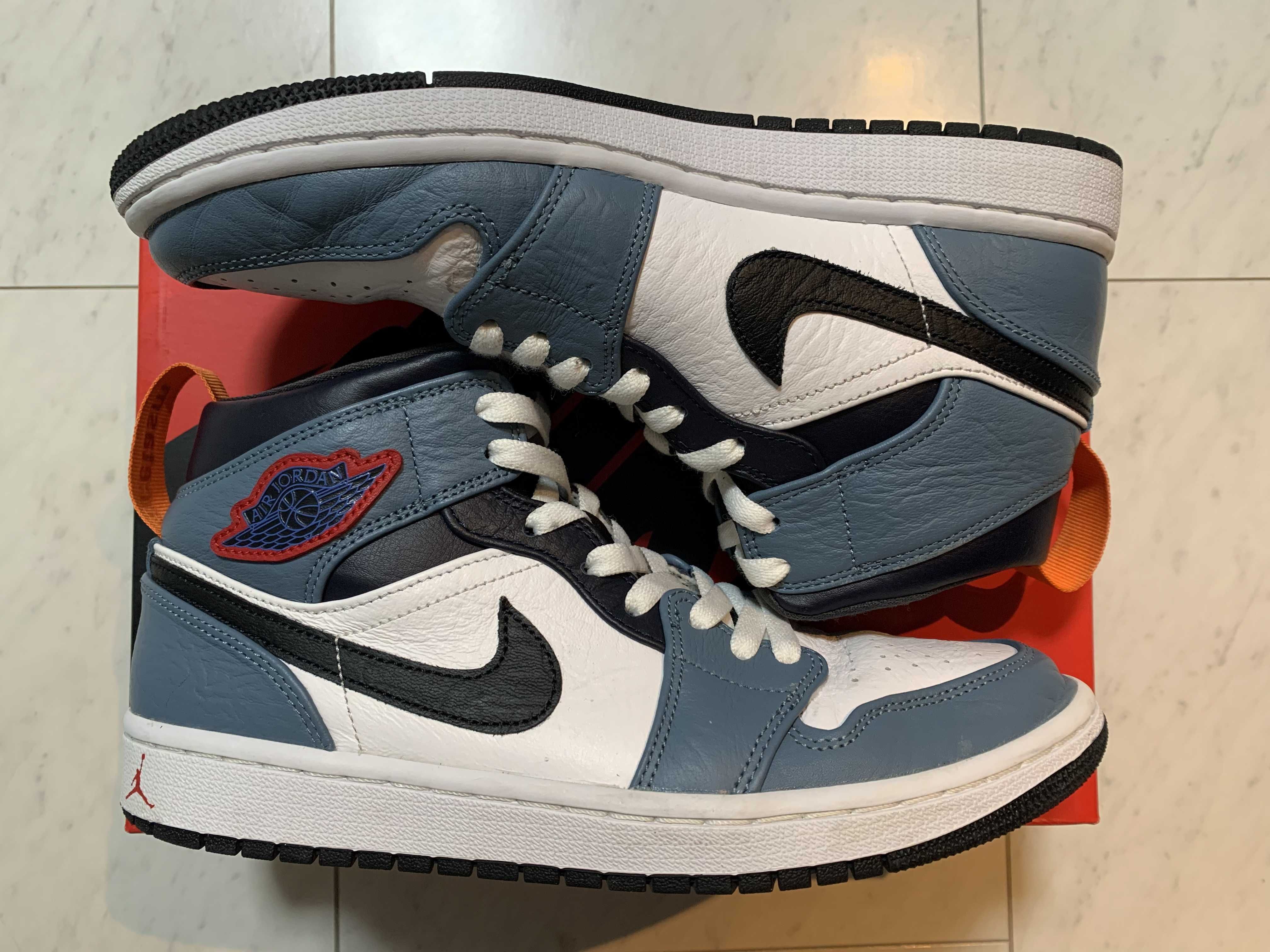 FACETASM × Nike Air Jordan 1 Mid "White/Navy"