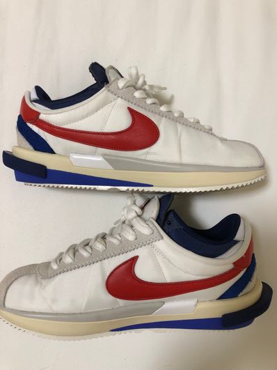 sacai × Nike Zoom Cortez "White and University Red"