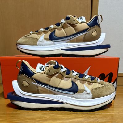 Sacai × Nike Vapor Waffle "Sesame And Blue Void"