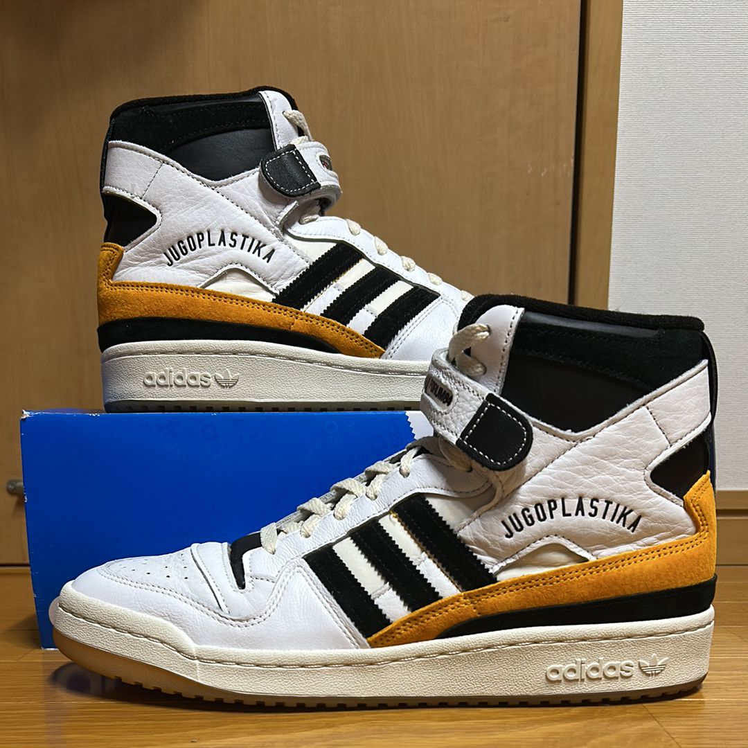 BSTN × adidas Forum 84 High "Cloud White/Team Colleg Gold"