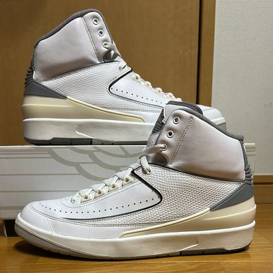 Nike Air Jordan 2 "White and Cement Grey"
