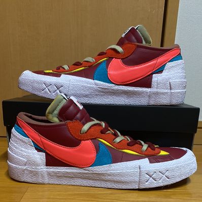 KAWS × sacai × Nike Blazer Low "Team Red"