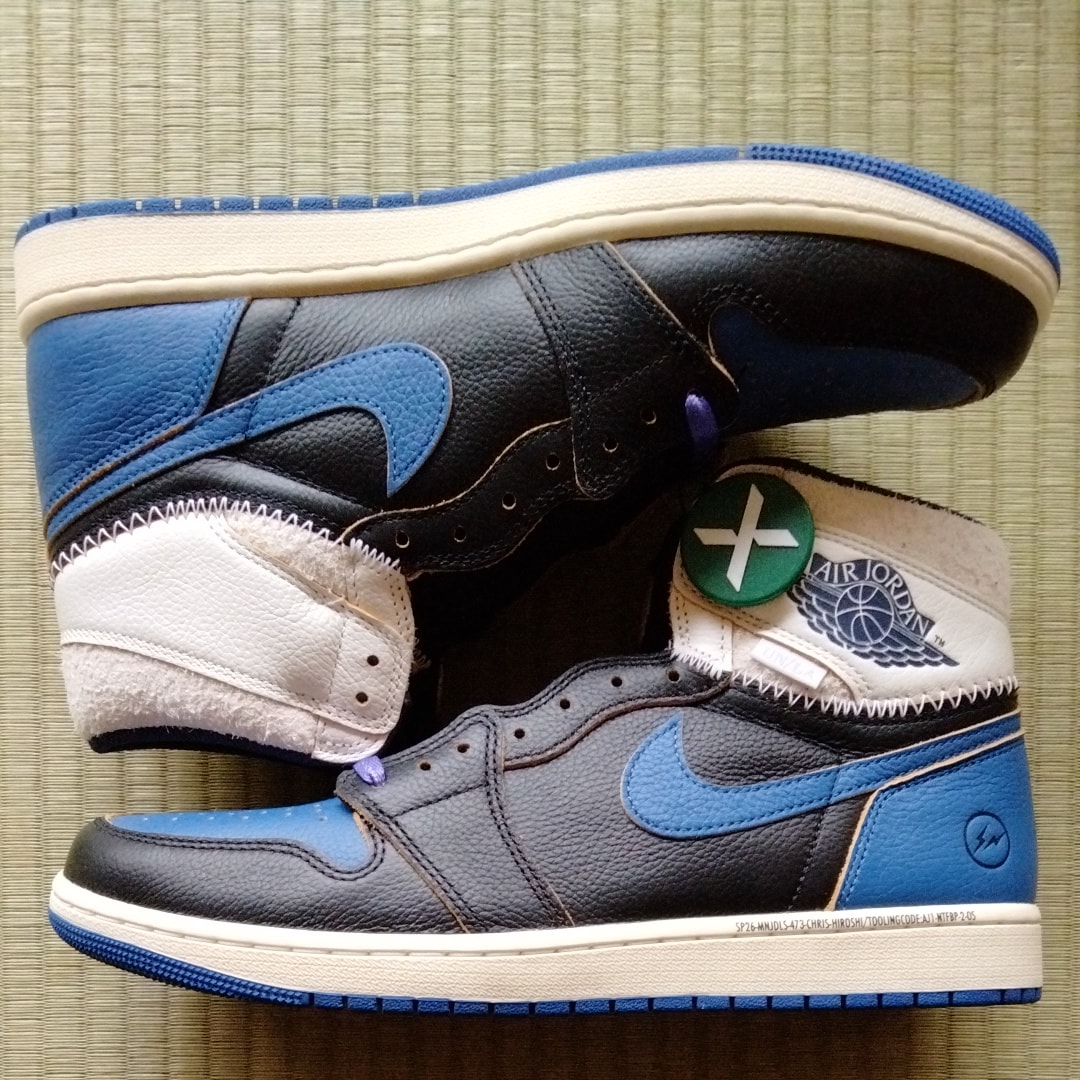 fragment design × UNION × Nike Air Jordan 1 High OG "Sport Royal"