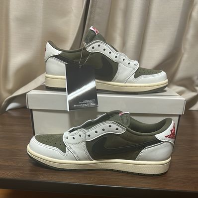 Travis Scott × Nike Air Jordan 1 Low OG SP "Reverse Olive"