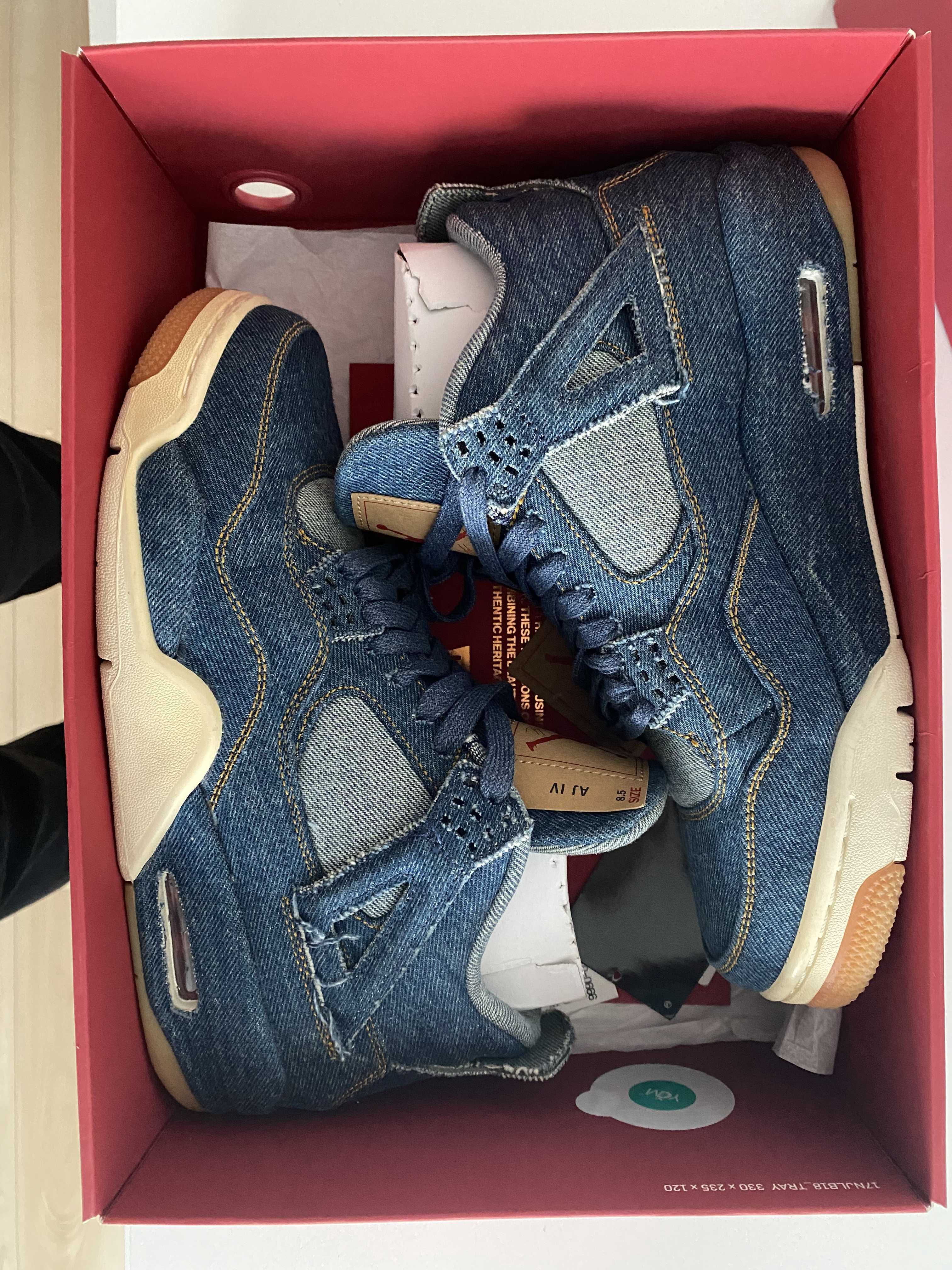 Nike × Levi's Air Jordan 4 "Denim"(タグ:LEVIS®)