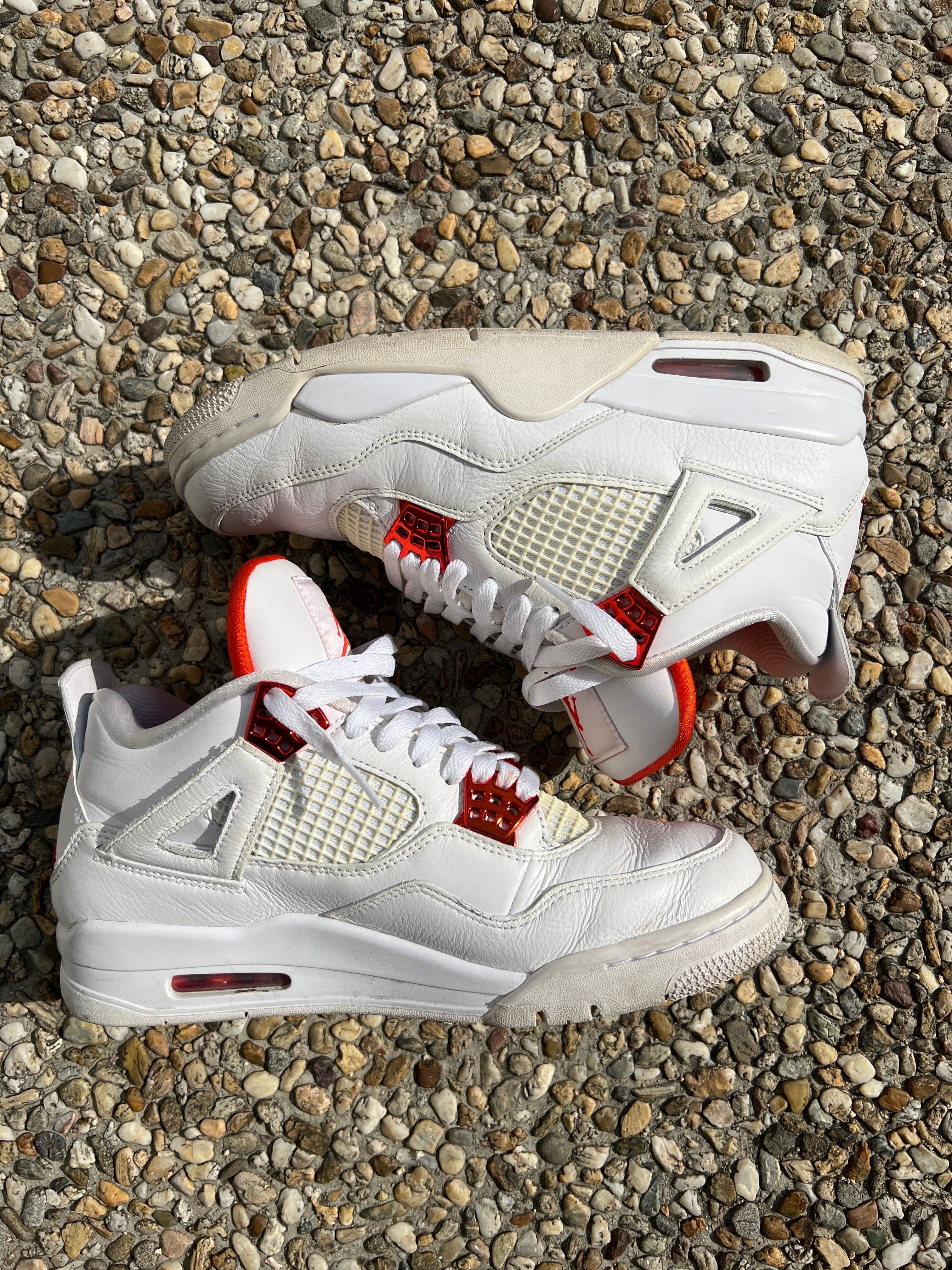 Nike Air Jordan 4 Retro "White/Team Orange"