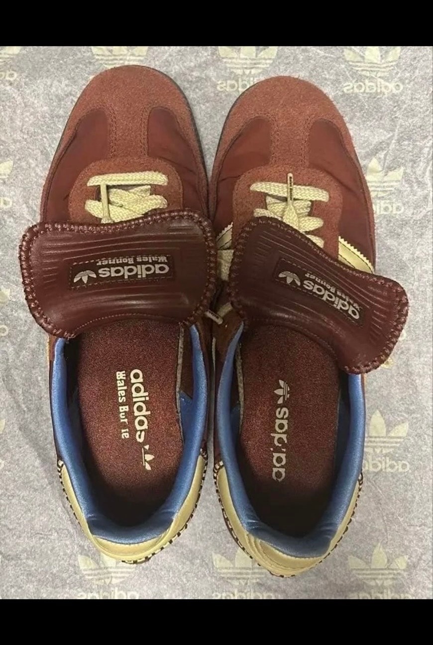 Wales Bonner × adidas Samba Nylon Low "Fox Brown/Sandy Beige/Lucky Blue"