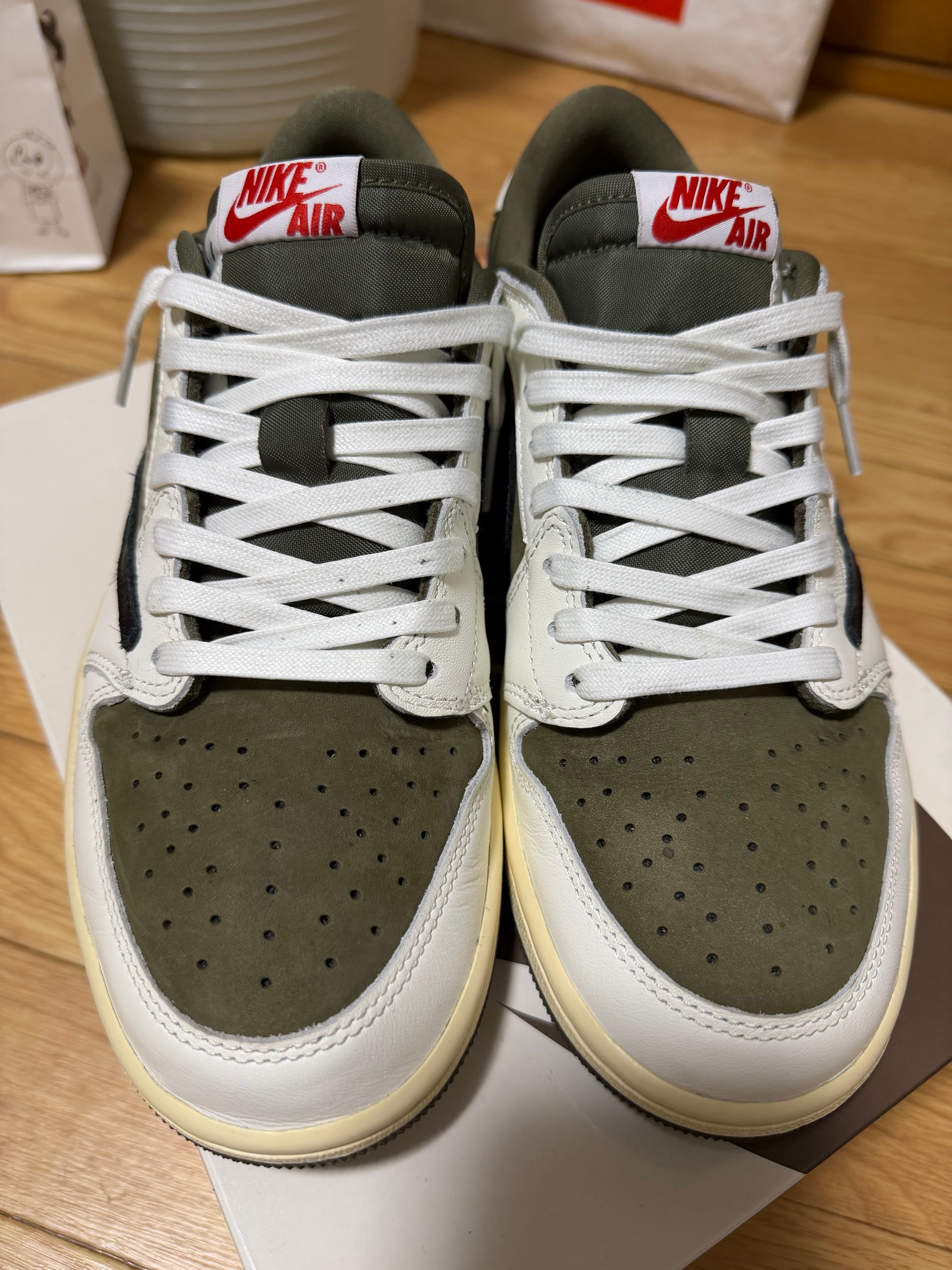 Travis Scott × Nike Air Jordan 1 Low OG SP "Reverse Olive"